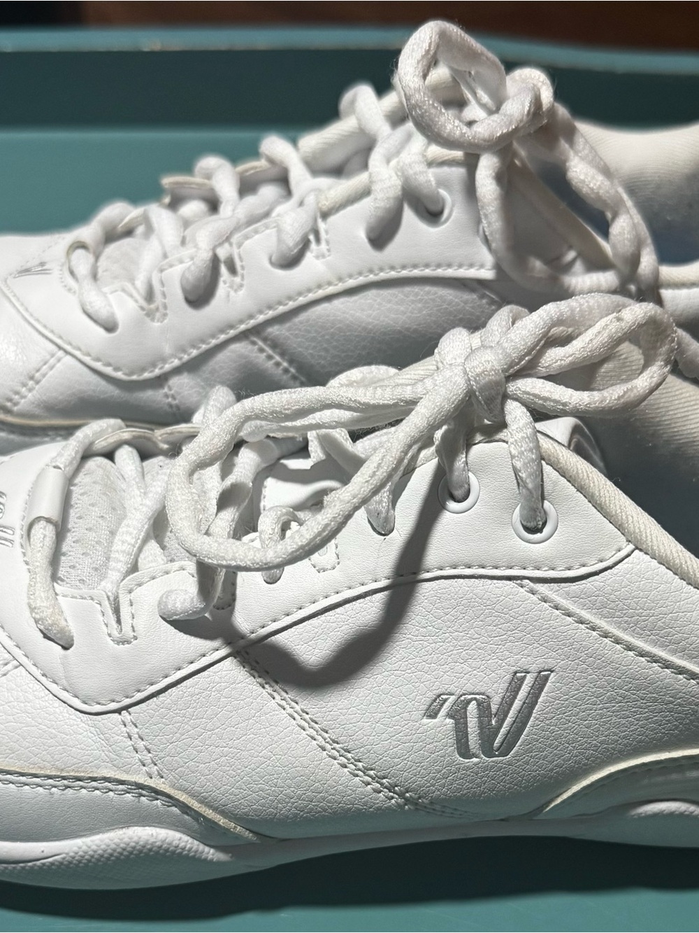 Varsity White Women's Athletic Sneakers Cheerleading Shoes 9